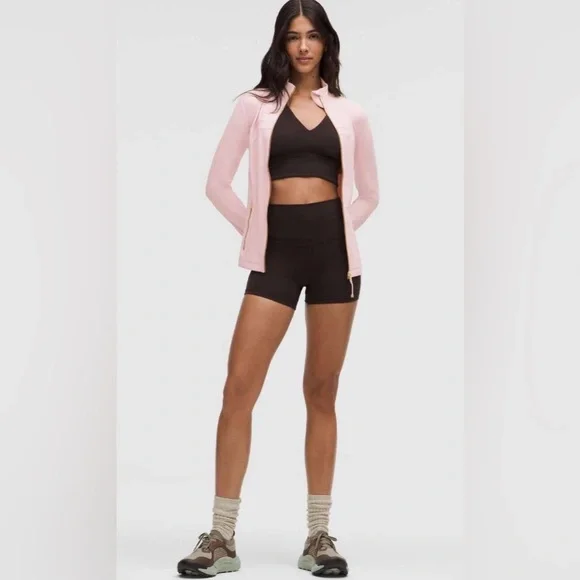 Lululemon NWT Define Jacket Full Zipper, zipper pocket Blissful Pink Gold 12 - Picture 4 of 15